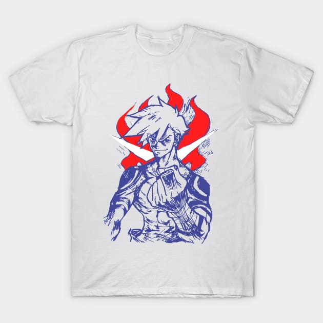 Kamina Believe In You Gurren Lagann T-Shirt by sadpanda